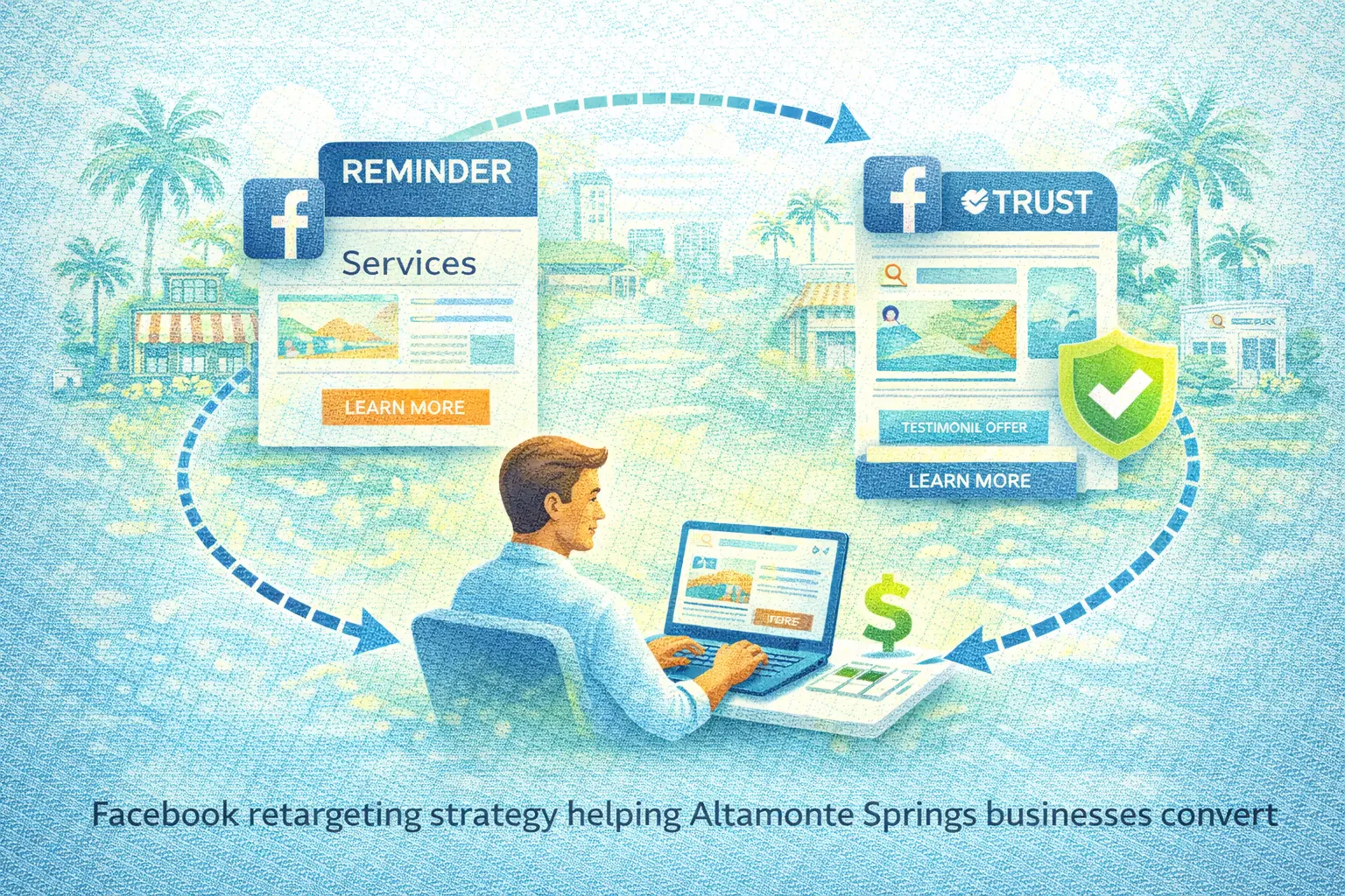 Facebook retargeting strategy helping Altamonte Springs businesses convert website visitors into customers