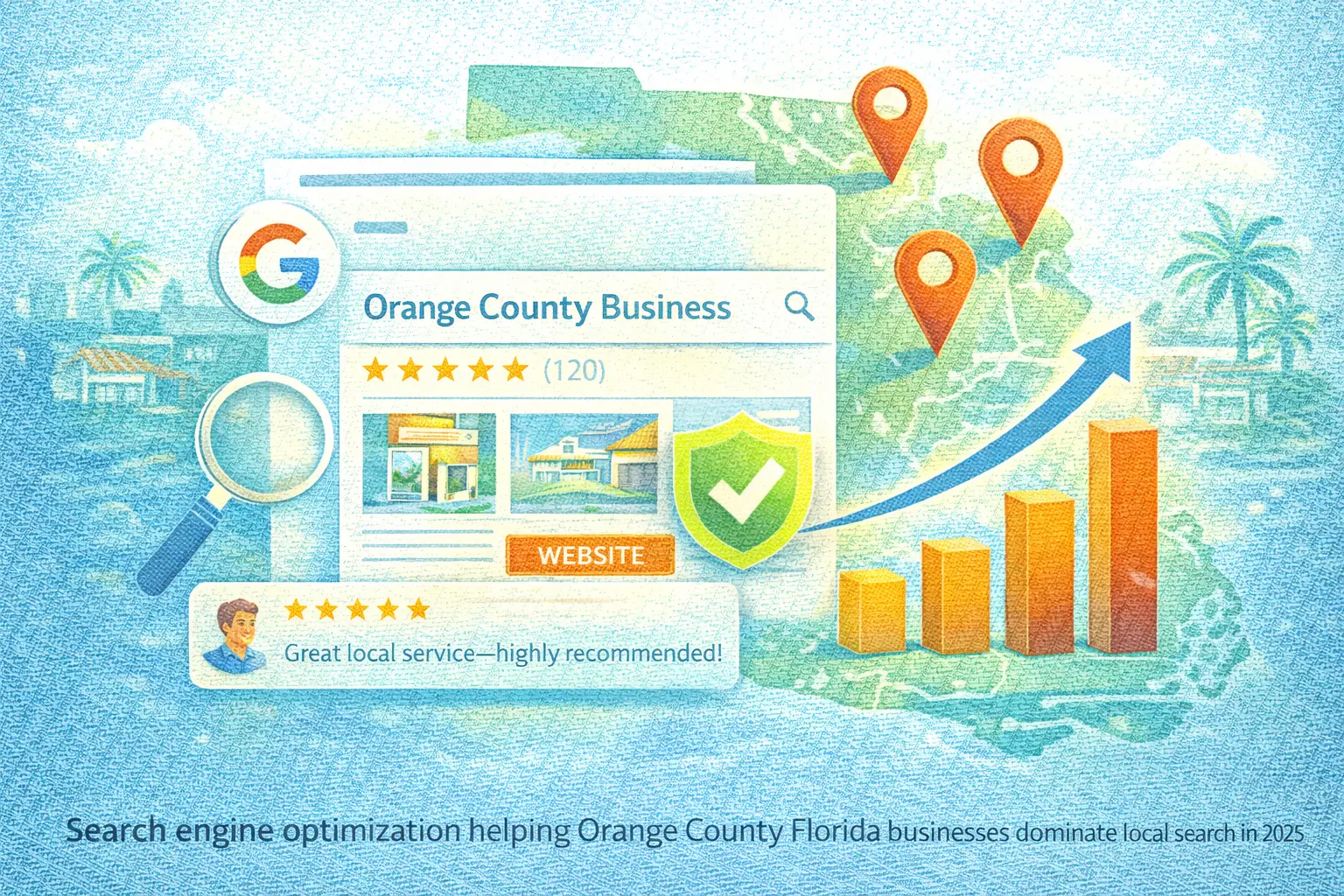 Search engine optimization helping Orange County Florida businesses dominate local search in 2025